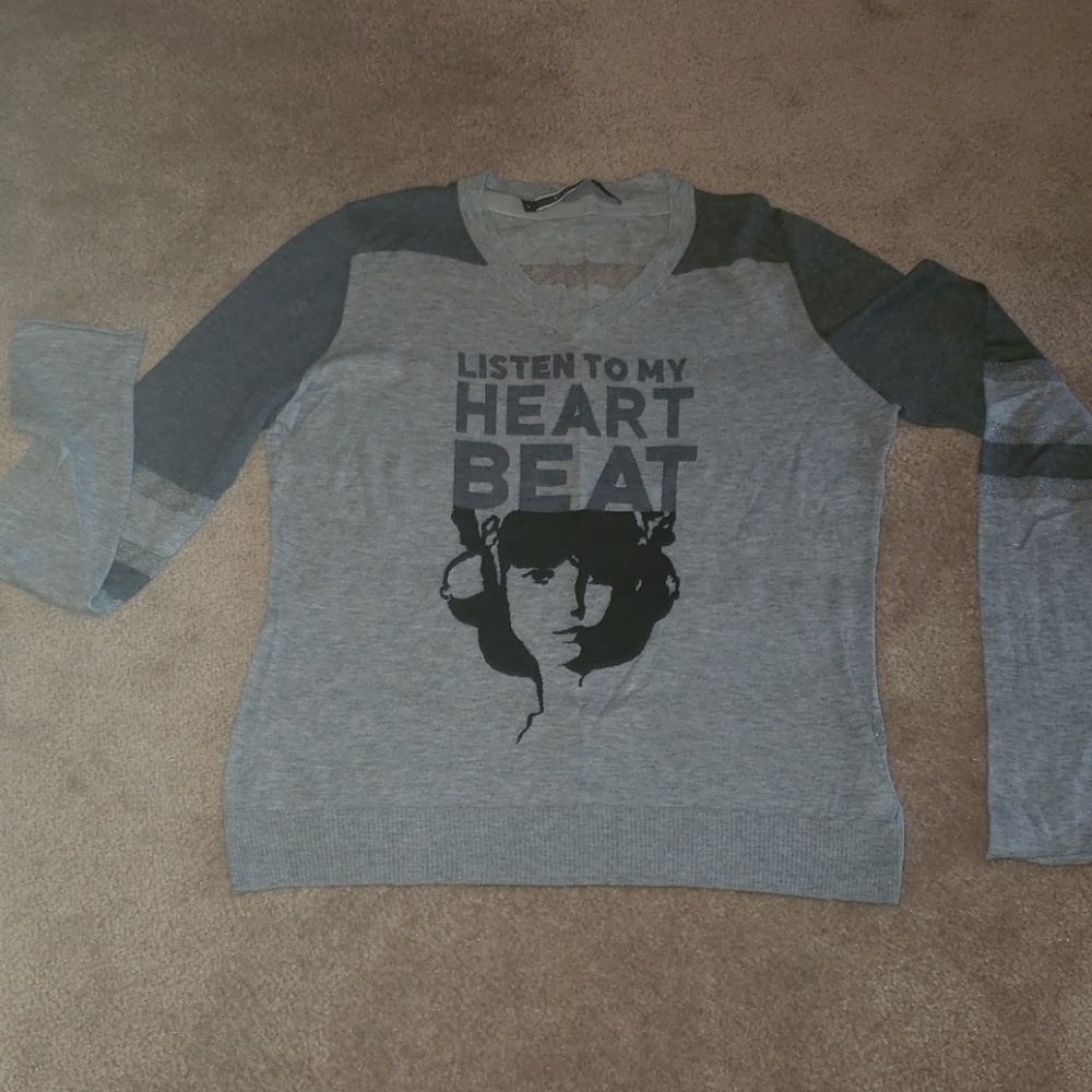 Sportmax Code Pullover Emblem Light Euc Sweater - image 1